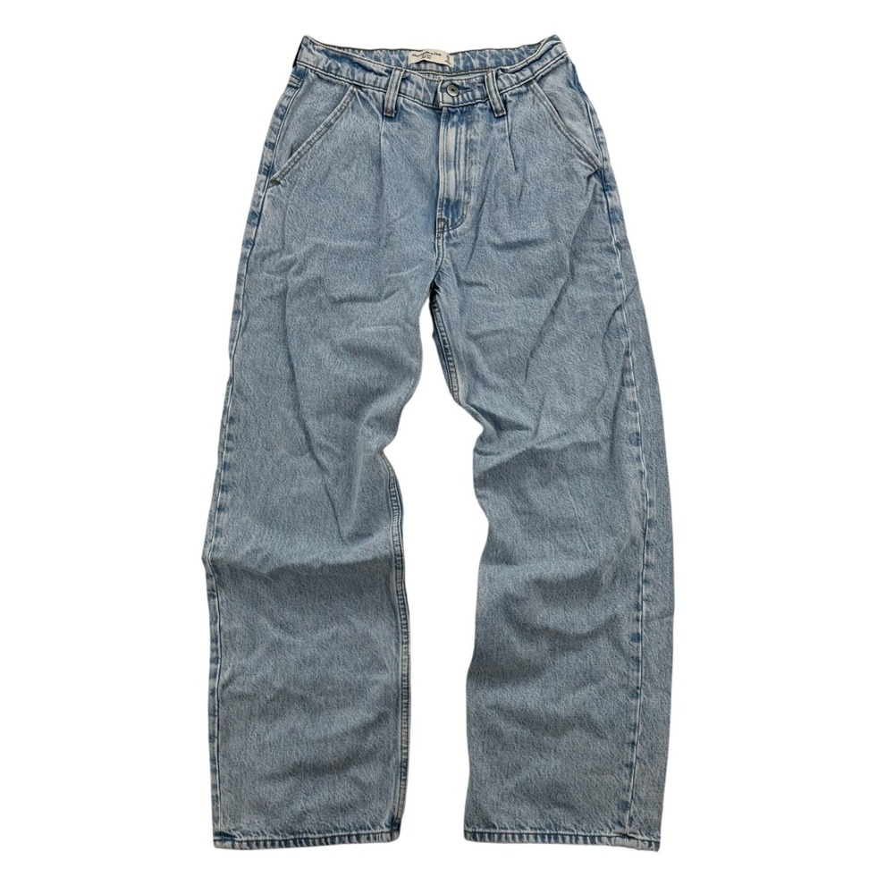 Abercrombie & Fitch Light Blue Wide Leg Jeans